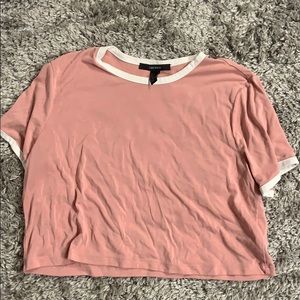 Pink crop top
